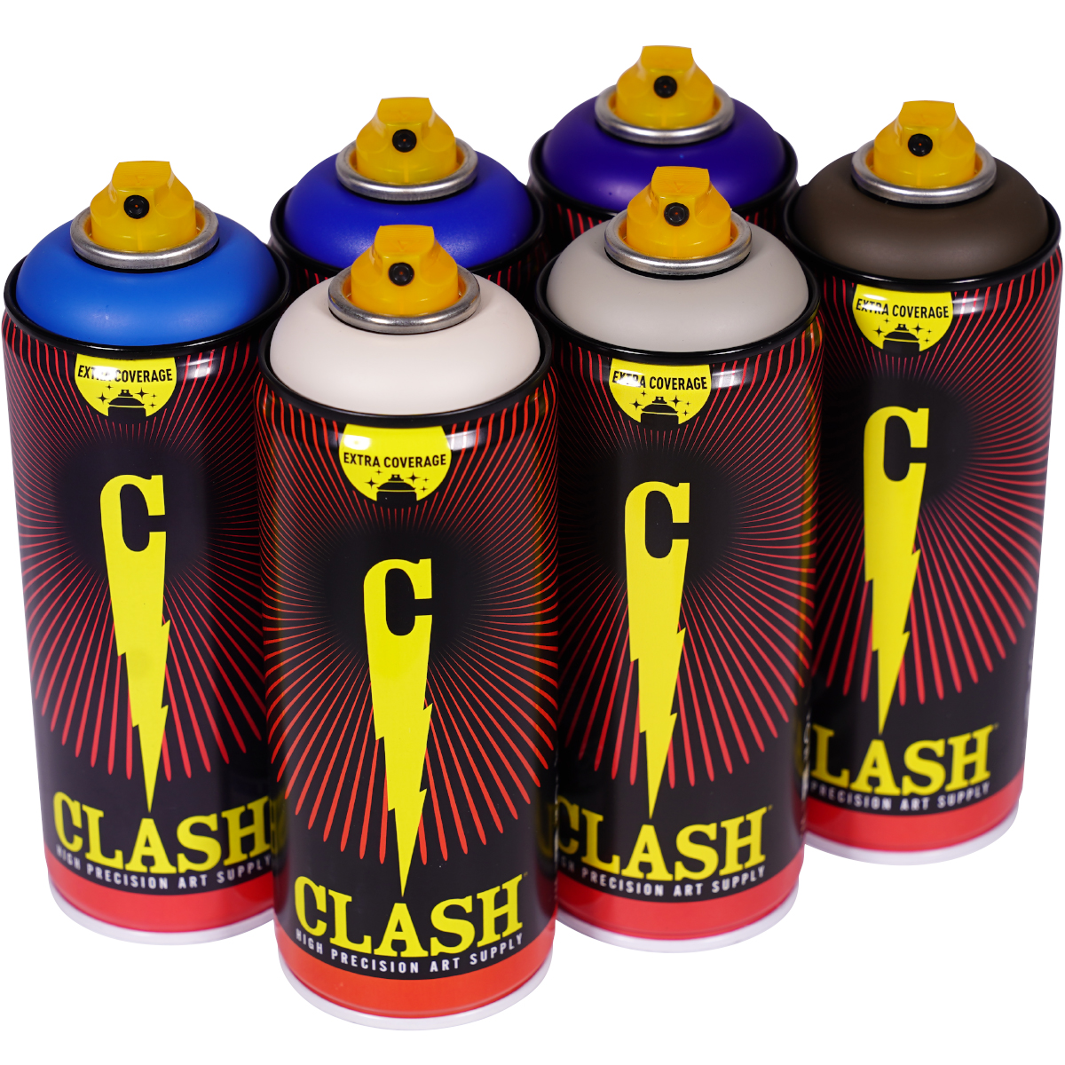 Clash "Paint Multi Color Sixpack Alpin Tones" (6x400ml)