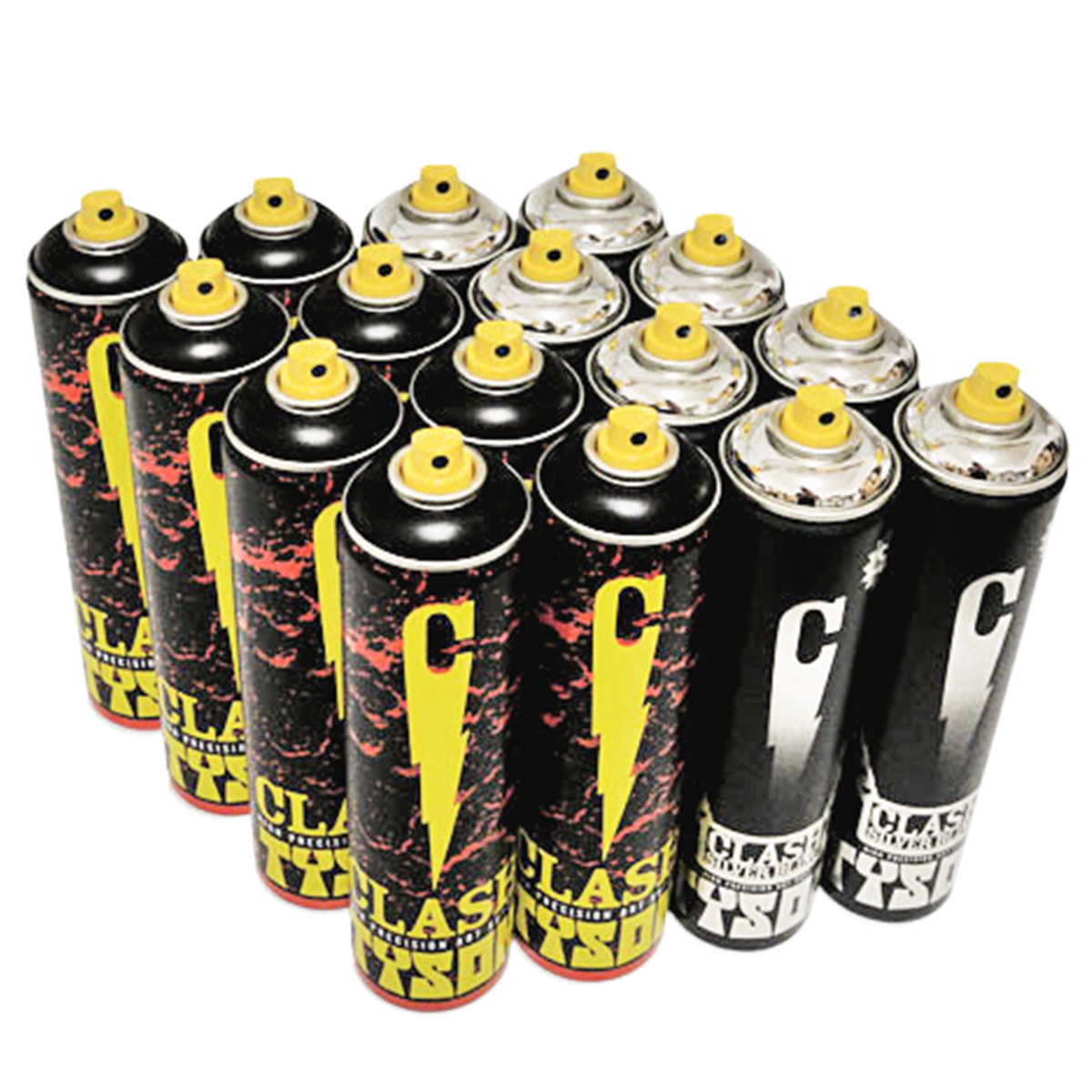 Clash Paint Tyson Bombing Box - M (16x600ml)