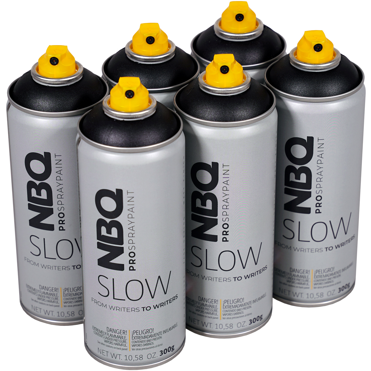 NBQ "New Slow" Sixpack Black (6x400ml)