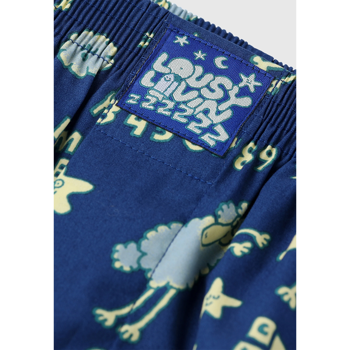 Lousy Livin Boxershorts "Sheep" True Blue