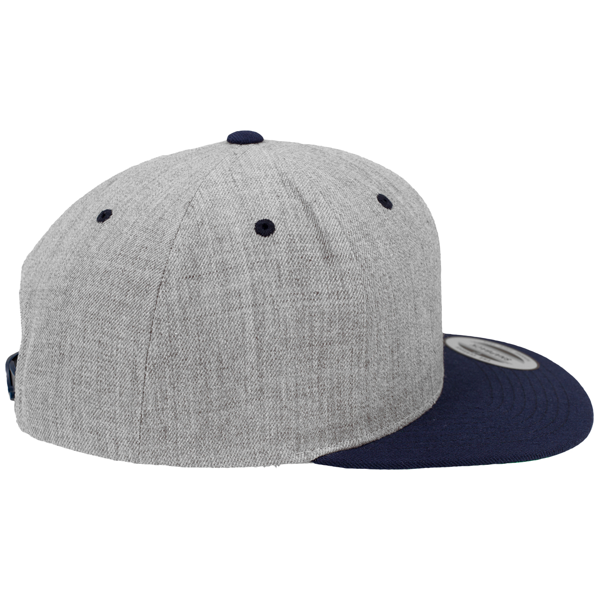 Flexfit "Classic Snapback 2-Tone" - Heather/Navy
