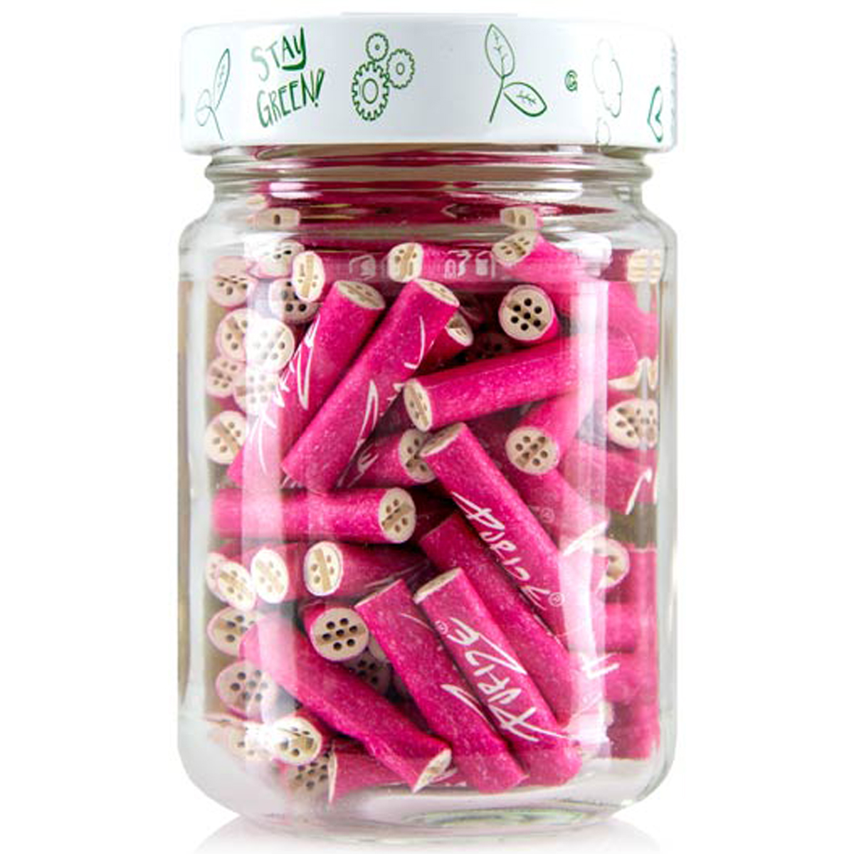 Purize Aktivkohlefilter "XTRA Slim Size 100er Glas" - Pink