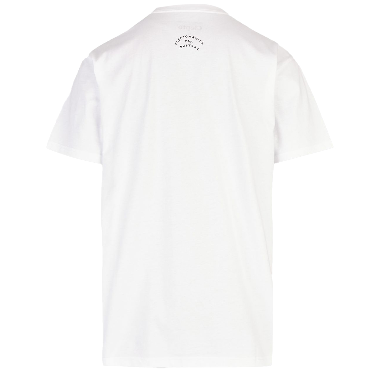 Cleptomanicx Boxy T-Shirt "Dino Carbuster" White