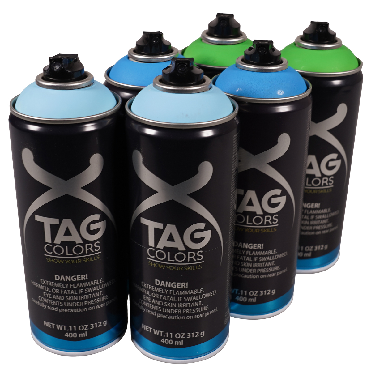 TAG Colors "Show Your Skills - Boy Scout Sixpack" (6x400ml)