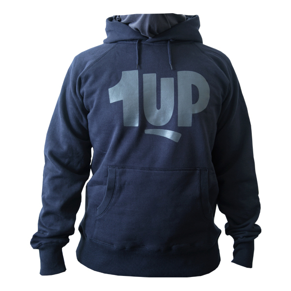 1UP Hoodie "Logo" Marineblau