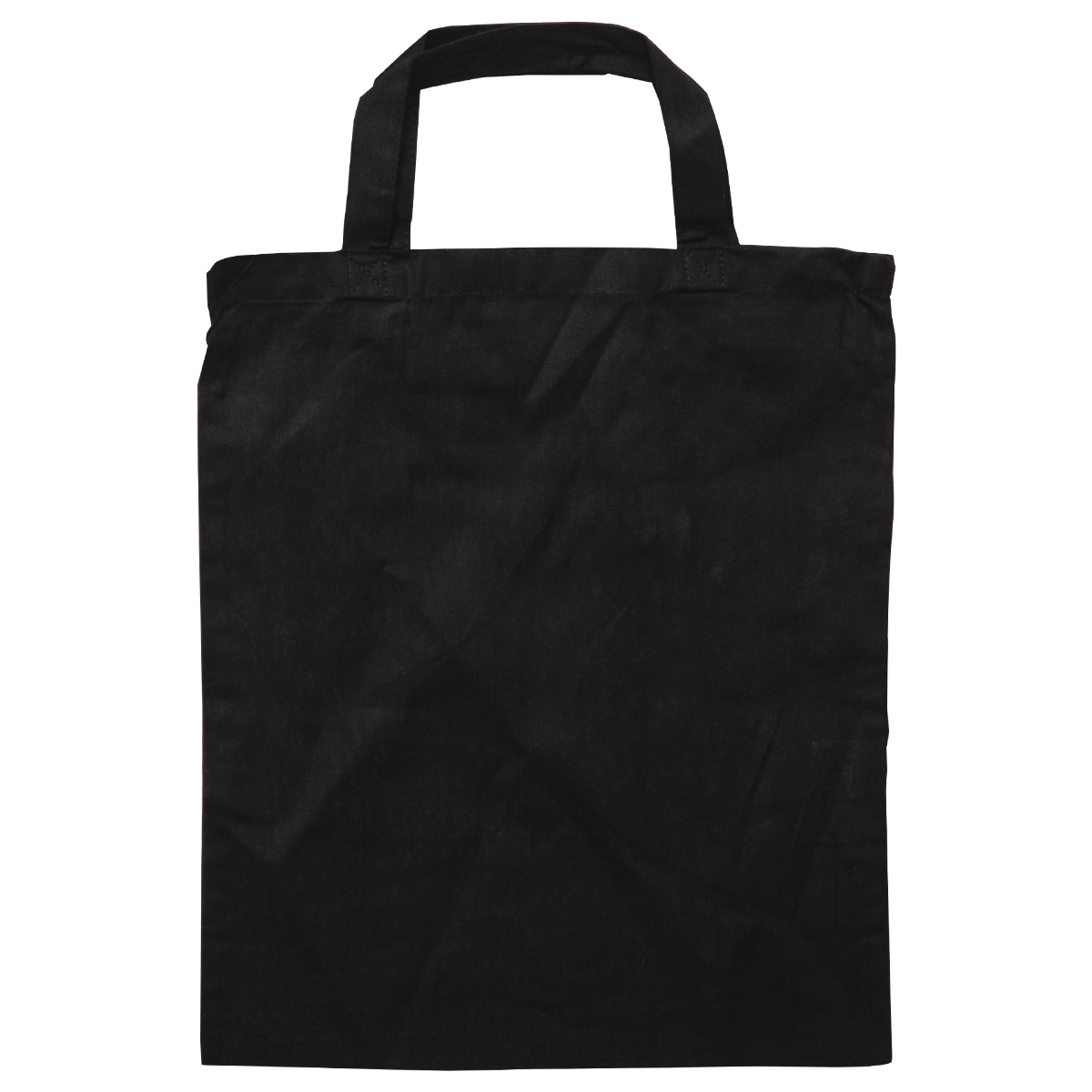 Jutebeutel Black - Kurze Henkel