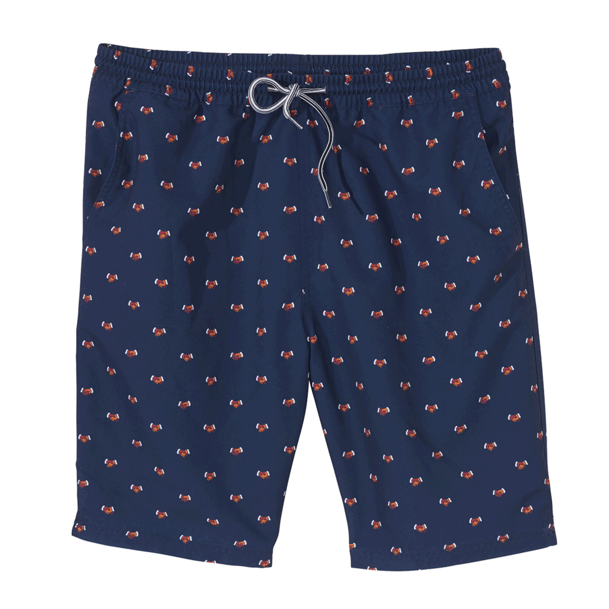 Cleptomanicx Boardshorts "Jam Pattern 3" Dark Navy