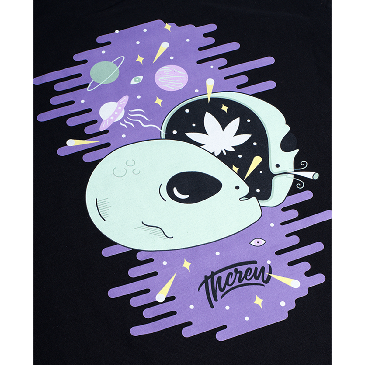 T-Shirt "Space Out" Black