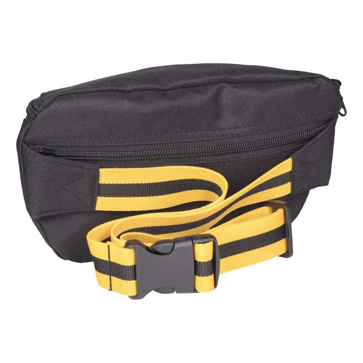 Yellowbag4 Urban Classics "Hip Bag Striped Belt" Black Yellow Black