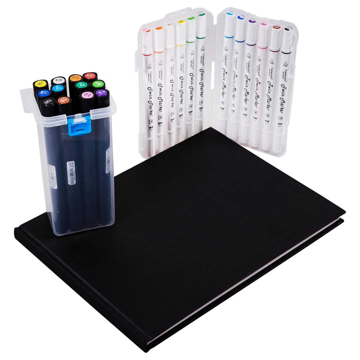 "Sketch & Art Twin Marker 24er Starter Set inkl. Blackbook"