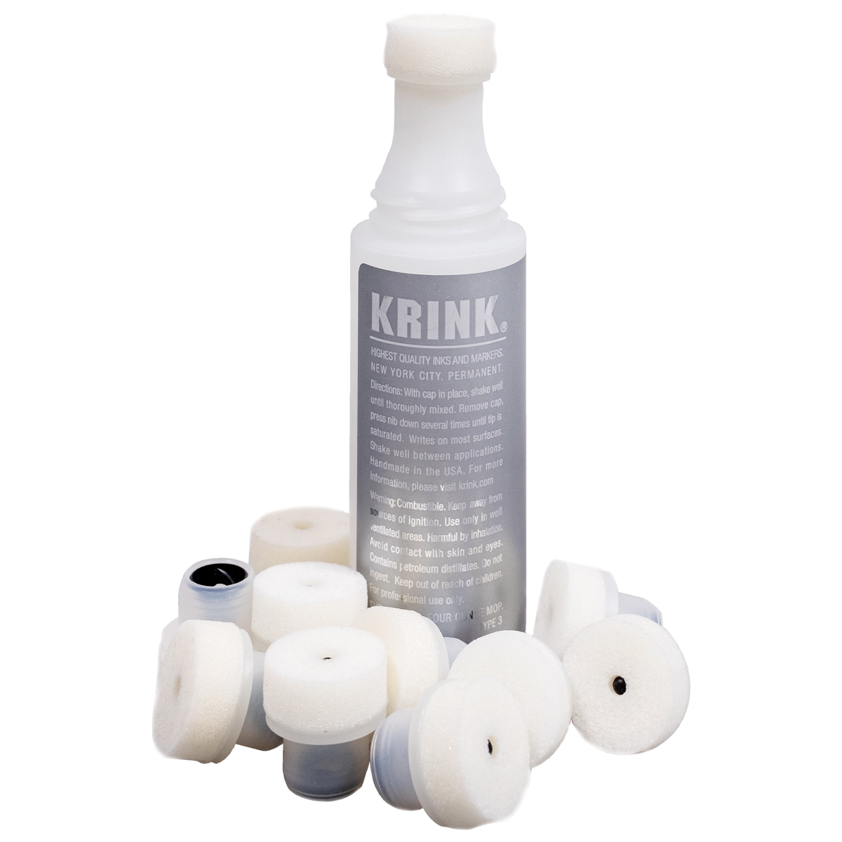 Krink "Empty Mop" (25mm) - Silver Edition inkl. 10 Ersatz Mops