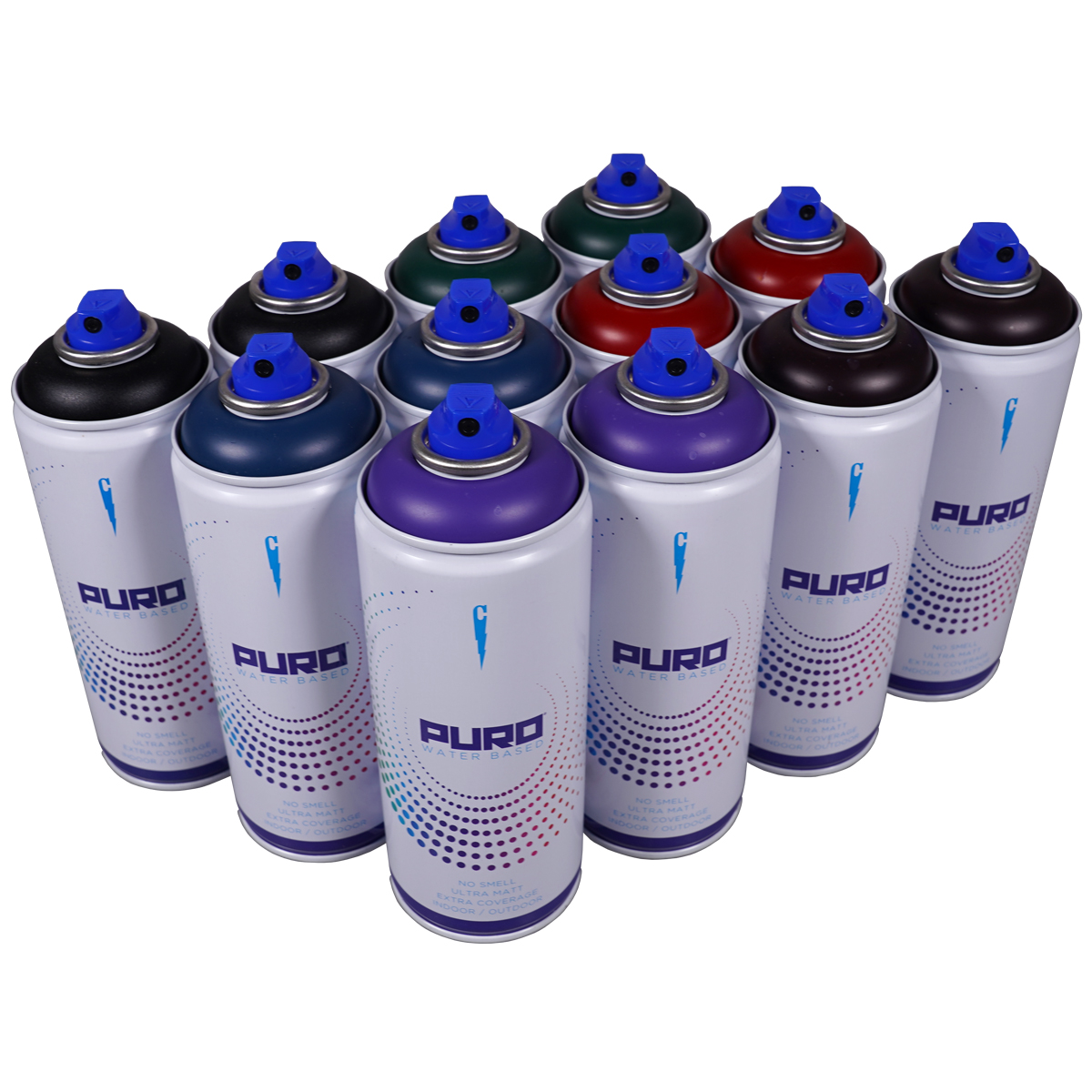 Clash "Puro" Water Based - Dark Night Tones (12x400ml)