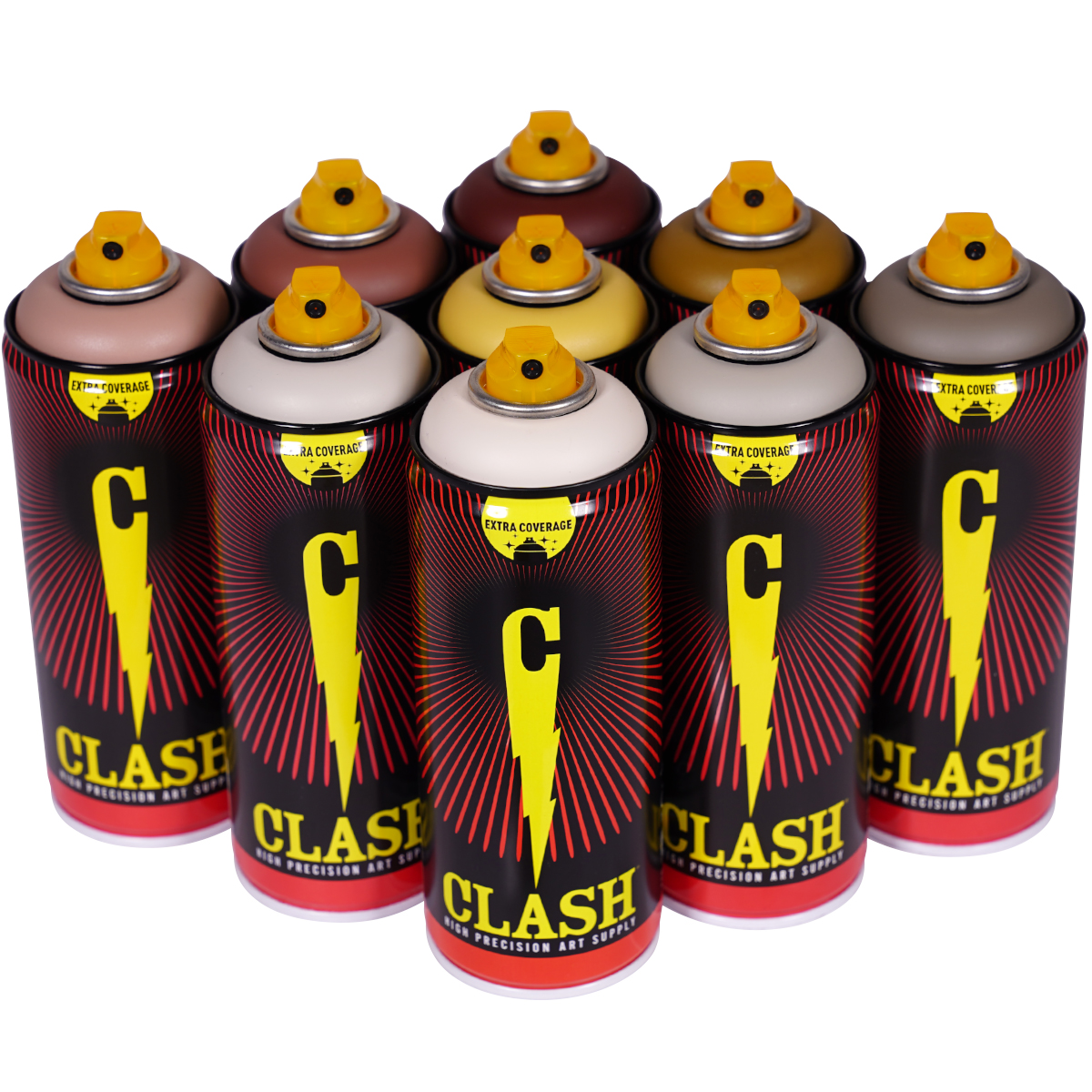 Clash "9er Paint Box Rotten Leaf Tones" (9x400ml)
