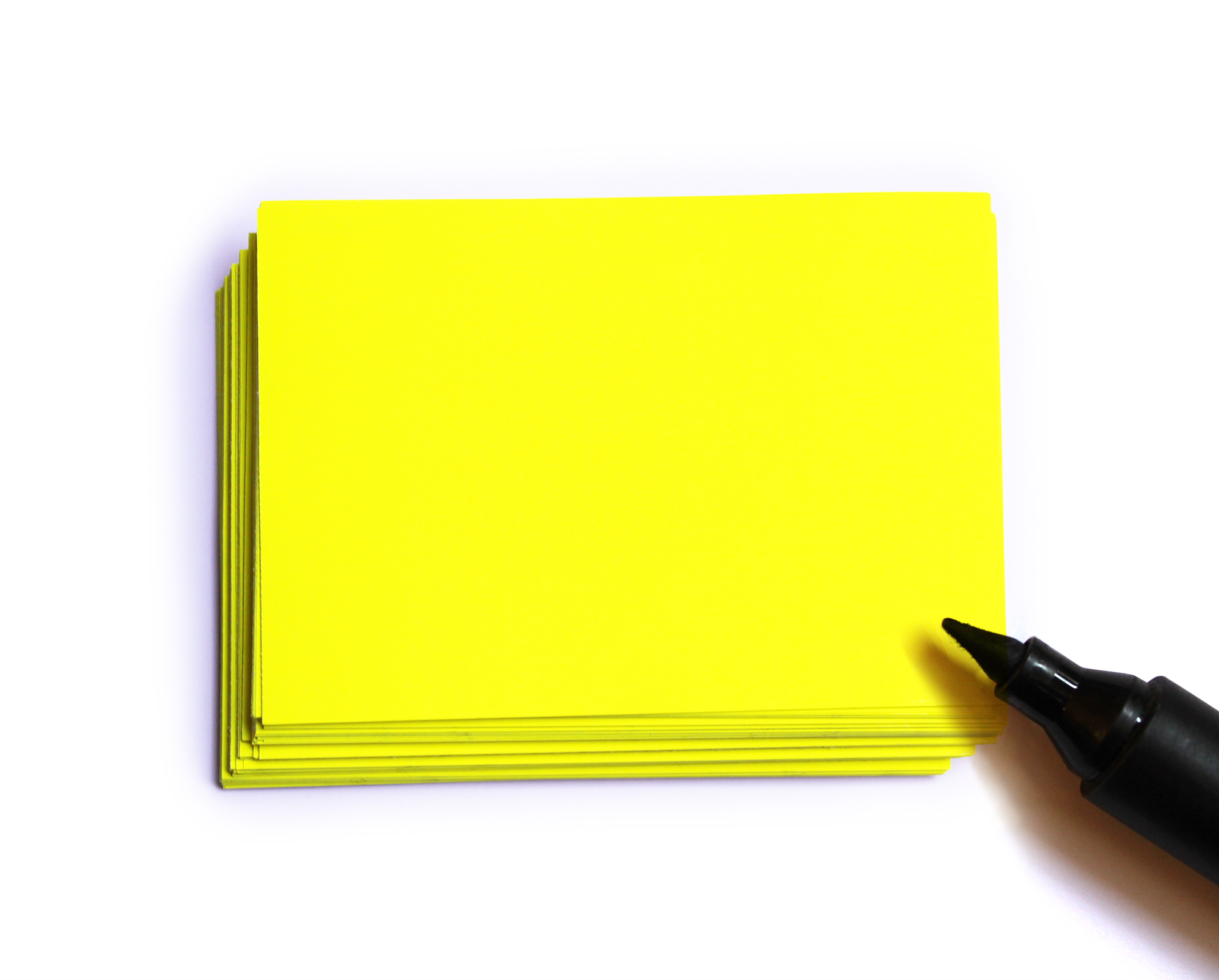 Stickerpack "Neon Yellow 100er Pack A7" (7x10cm)