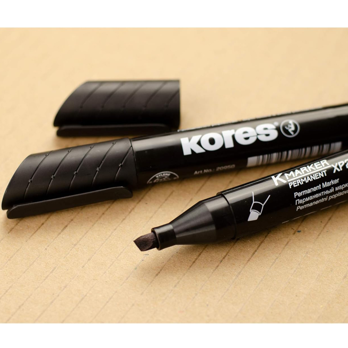 Kores "K-Marker Chisel" (3-5mm) Schwarz