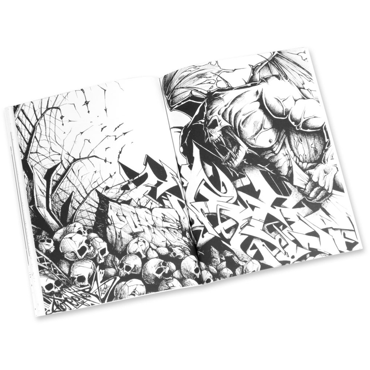 Ausmalbuch "Graffiti Coloring Book #2 - Characters"