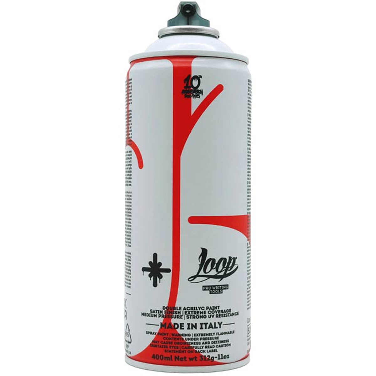 Loop x Uzi "Limited Edition" LP-100 White (400ml)