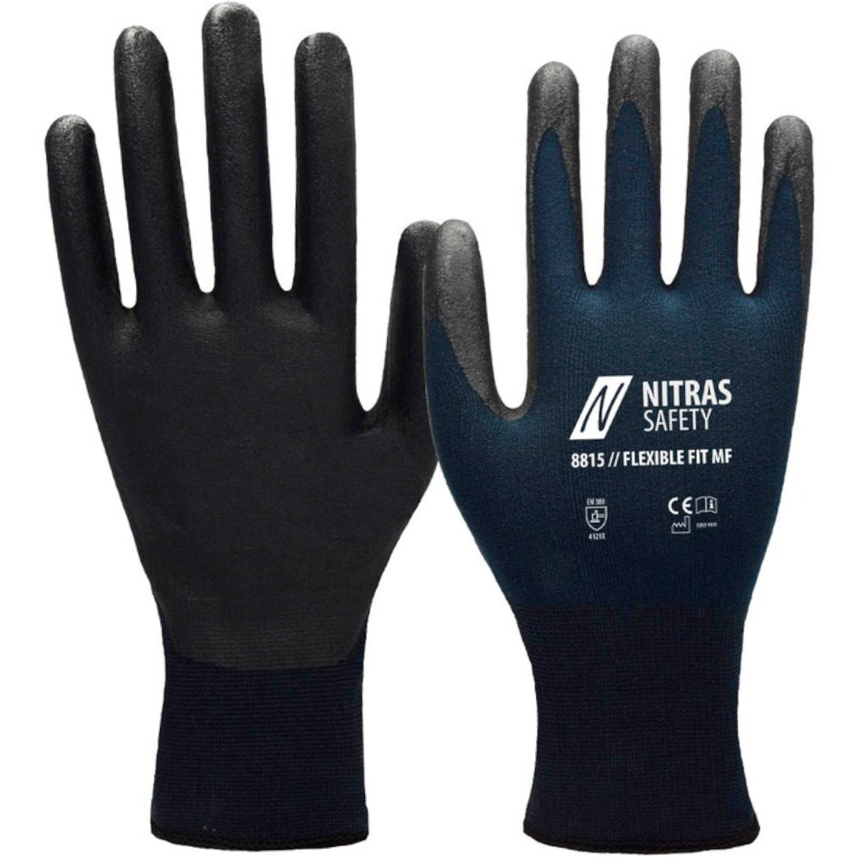 Nitras Handschuhe "8815 Flexible Fit MF" Black