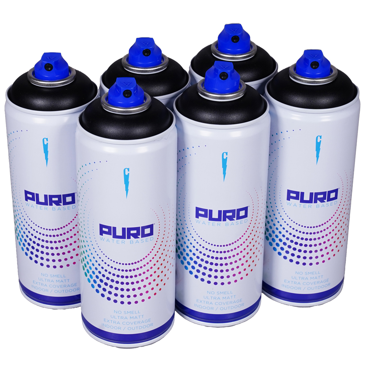 Clash "Puro" Water Based - Black (6x400ml)