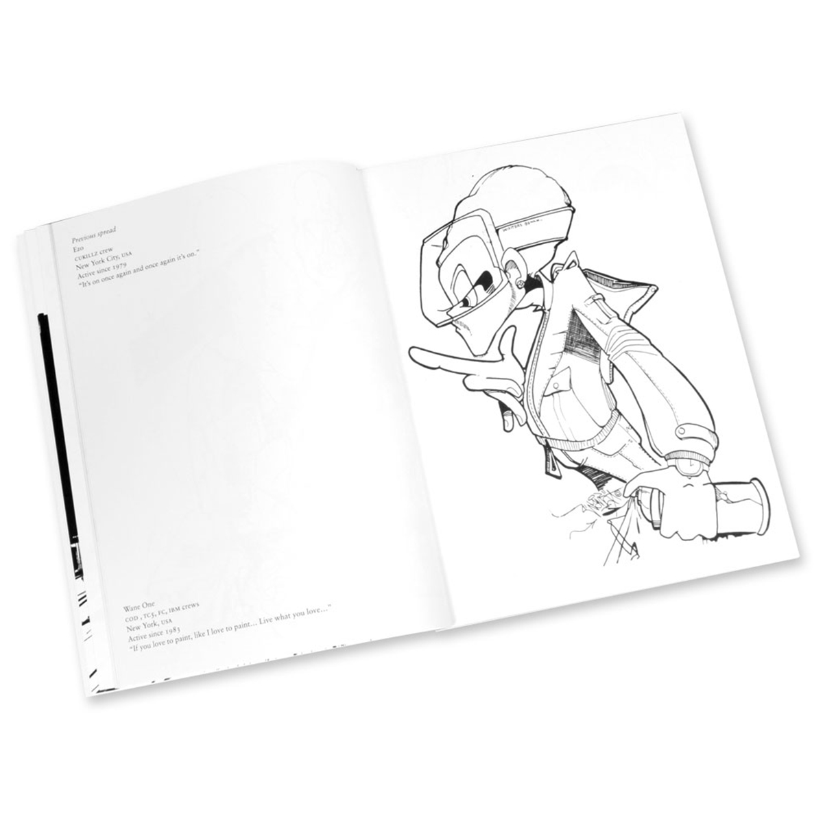 Ausmalbuch "Graffiti Coloring Book #2 - Characters"