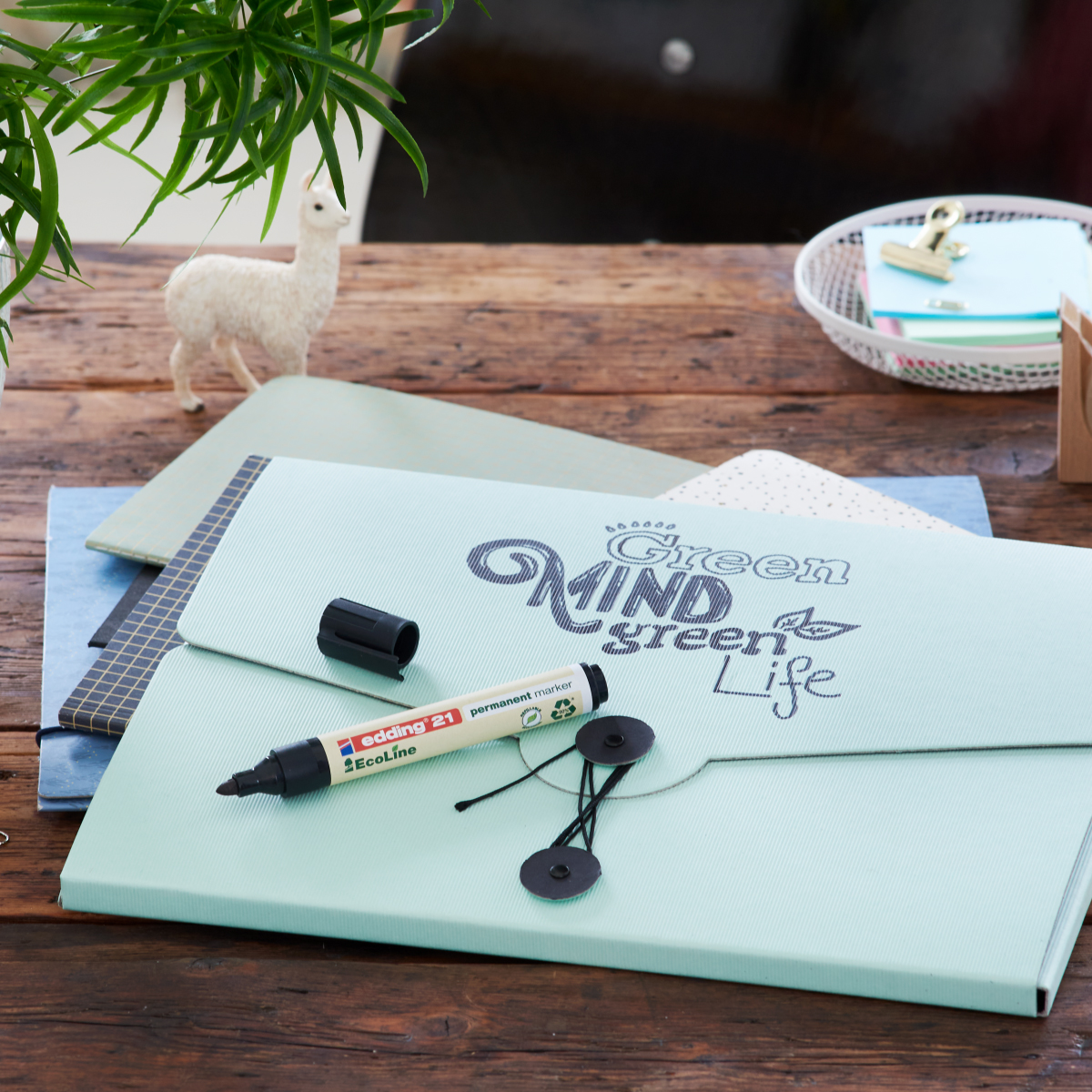 Edding "21" EcoLine Permanentmarker (1,5-3mm) Black