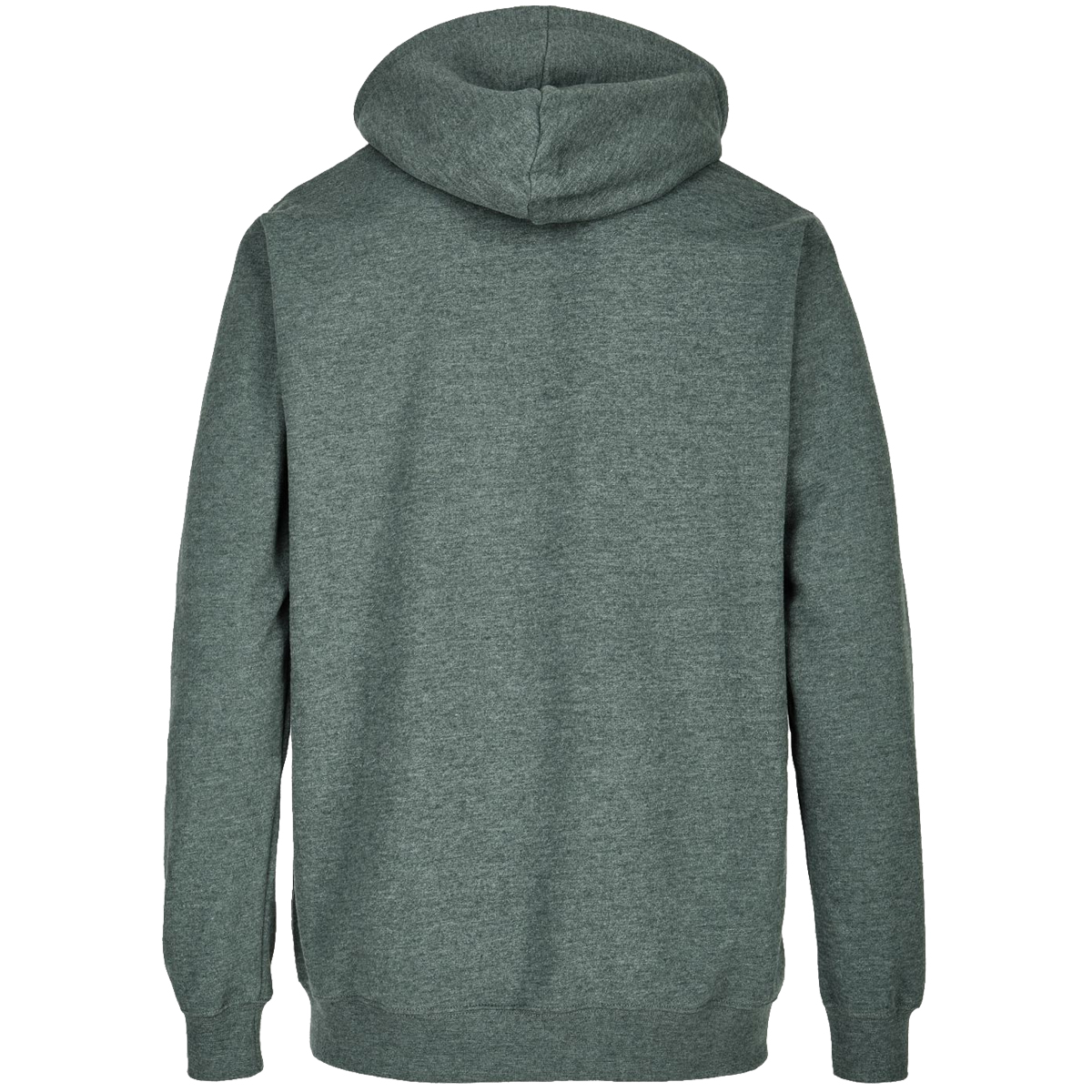 Cleptomanicx Hooded "Ligull" Heather Scarab Green