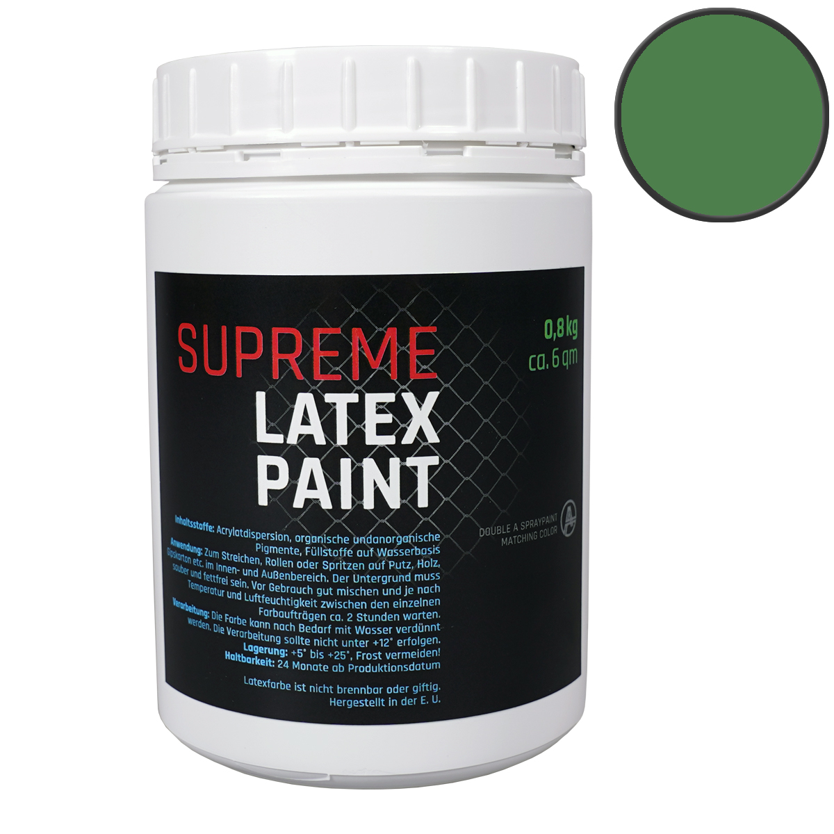 Supreme "Latex Paint" 0,8kg Strong Verdigis