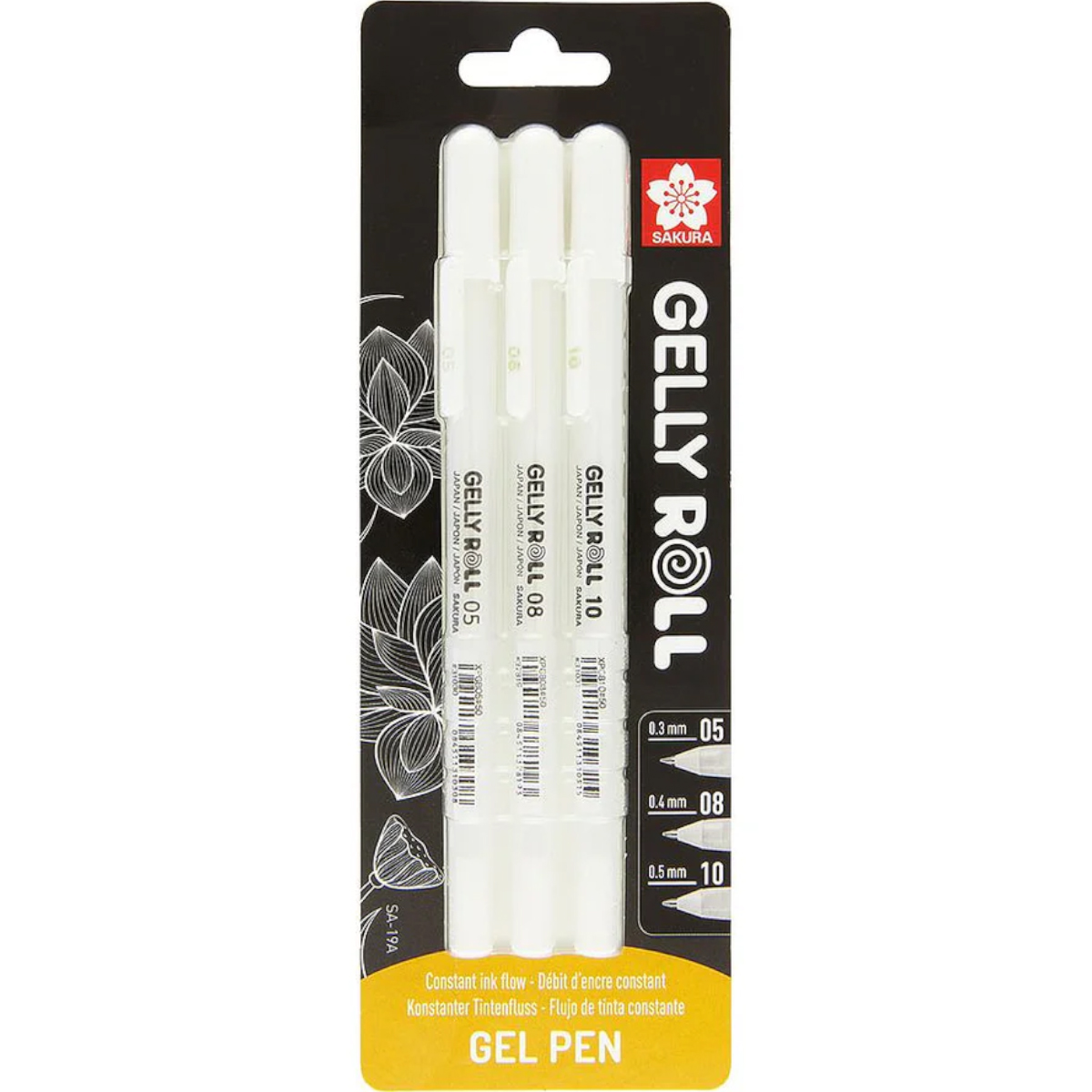 Sakura "Gelly Roll Pen" 3er Set - White