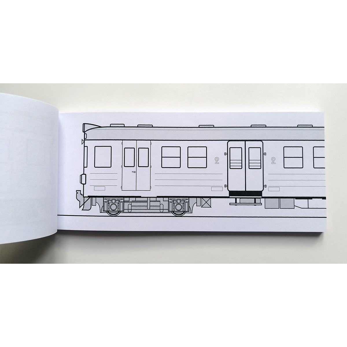 Blackbook "Happy Train EN57" Zugvorlage (210x90mm)