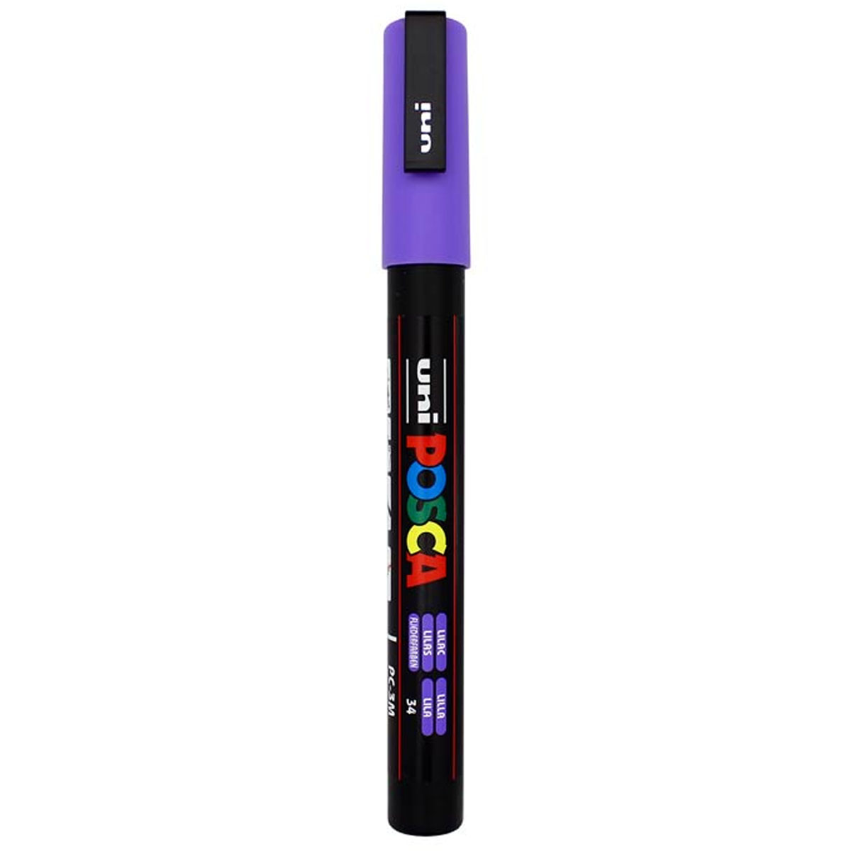 Uni Posca "PC-3M" Marker 6er Set +2 Gratis (0,9-1,3mm)