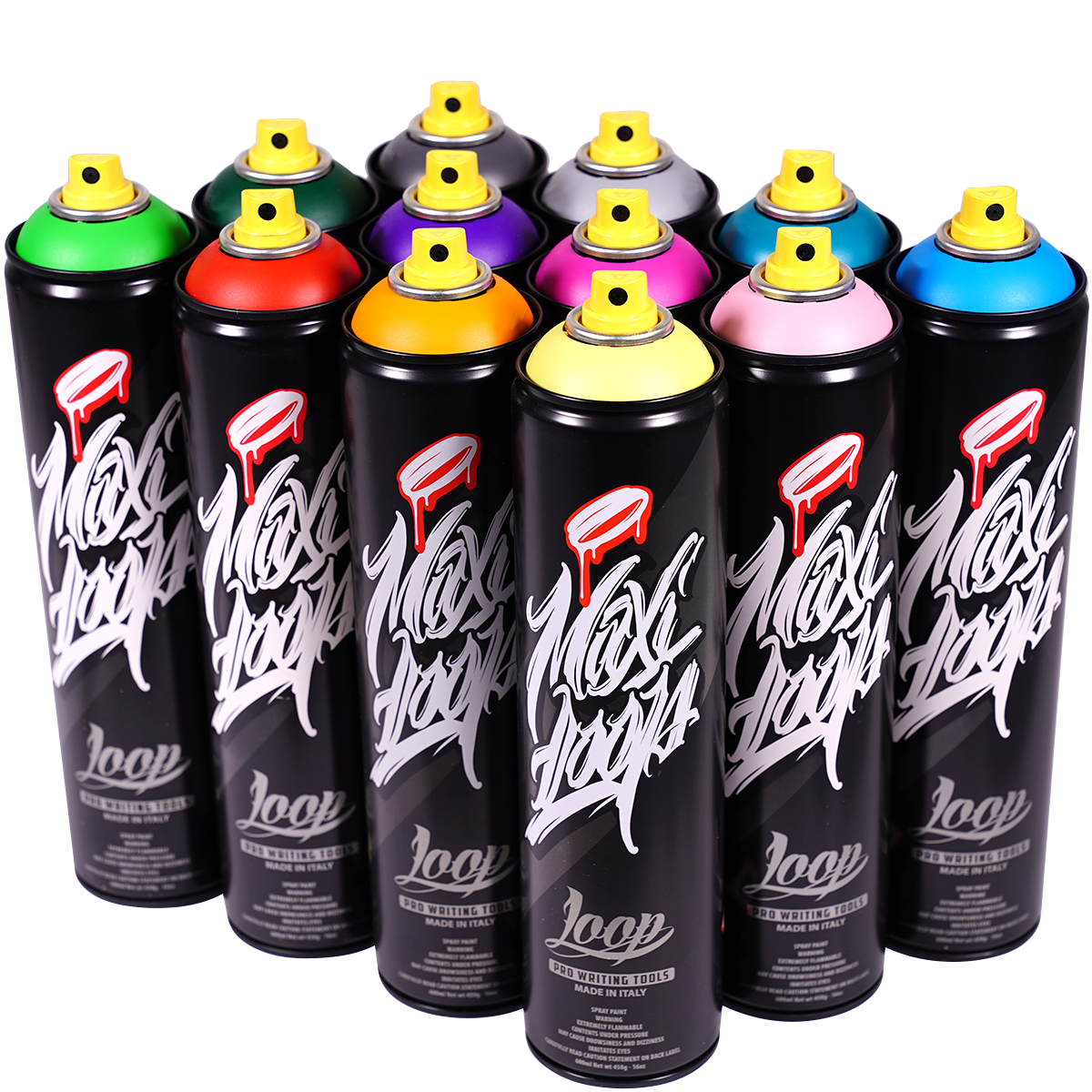 Loop "Maxi 12er Paint Box - Basic Mix #2" (12x600ml)