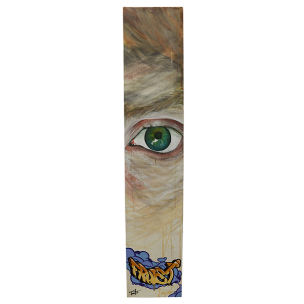 "Artik & Frost - Das Auge (Original)" 20x100cm