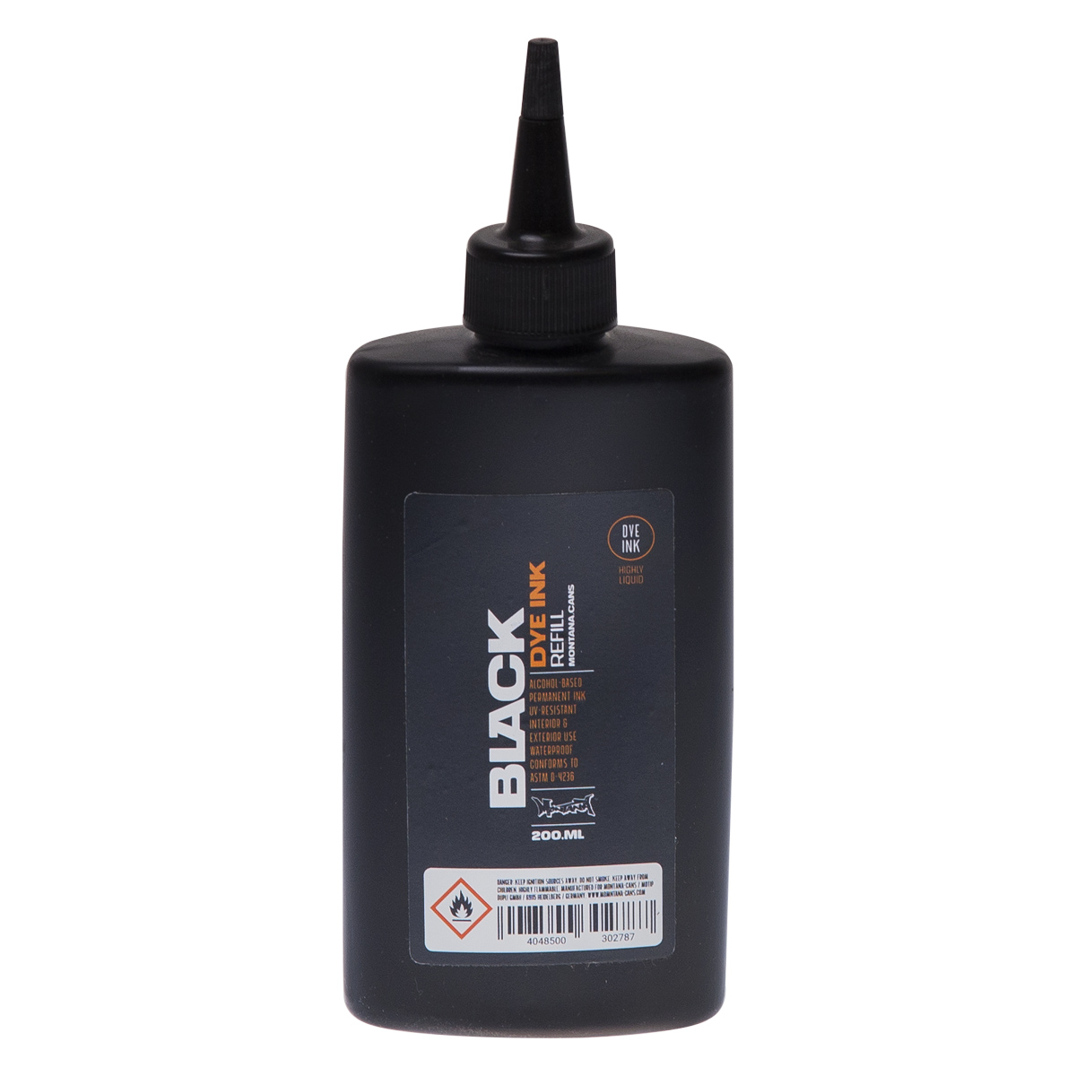 Montana "Black Dye Ink Refill" (200ml)