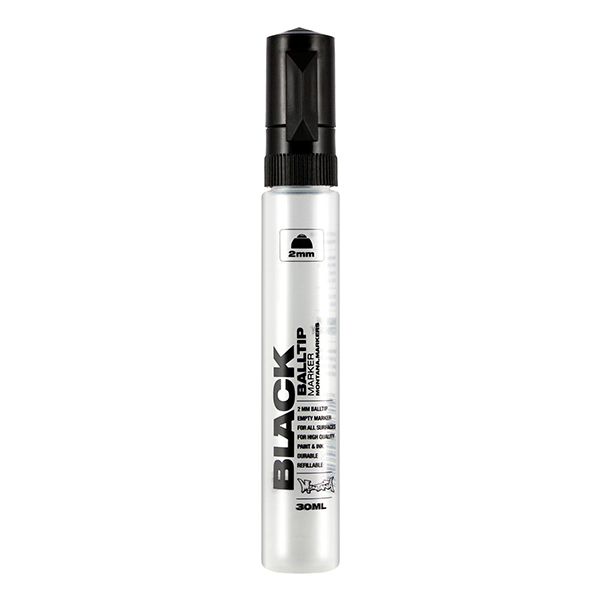 Montana "Black Marker Empty Balltip" 2mm