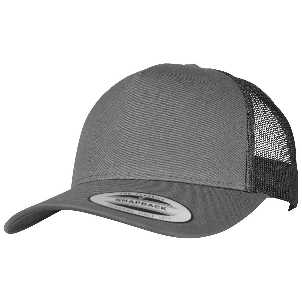 Flexfit "5-Panel Retro Trucker Cap" - Charcoal