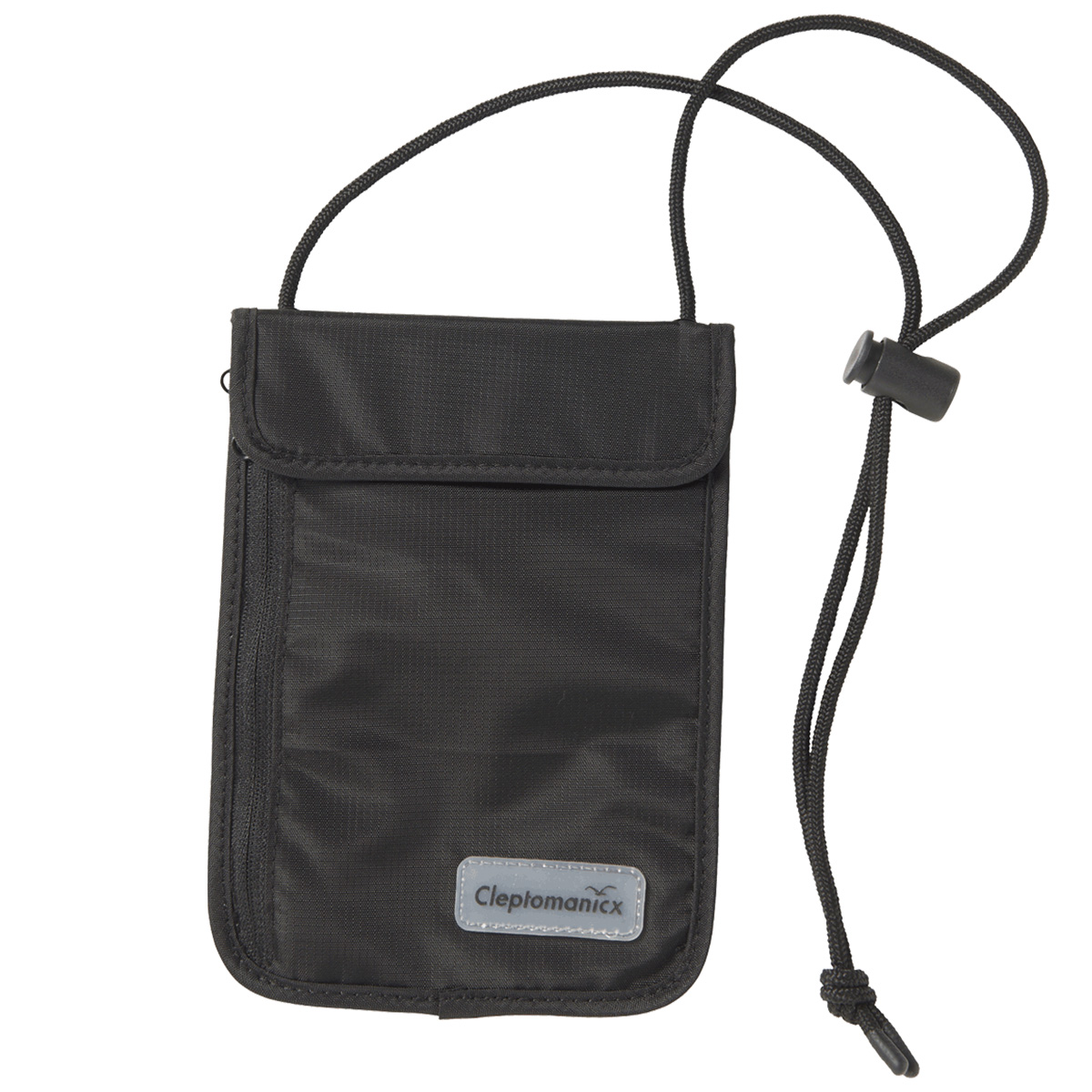 Cleptomanicx Wallet "Neck Pouch" Black