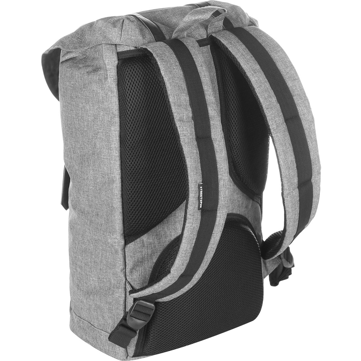 streetspun_backpack_vx20_heathergrey_1 Streetspun Rucksack "VX20" Heather Grey