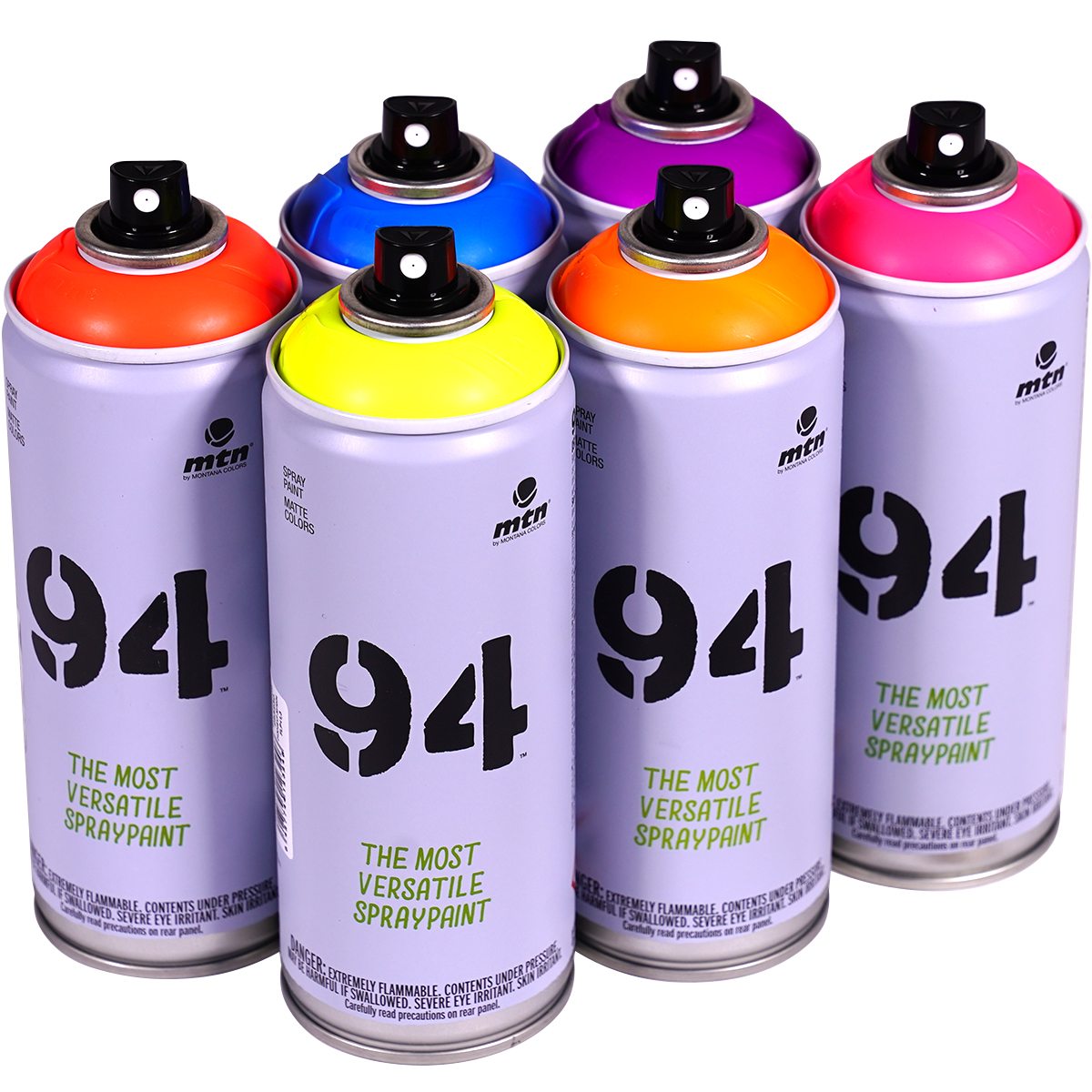 MTN 94 "Multi Color Sixpack - Fluorescent Tones" (6x400ml)