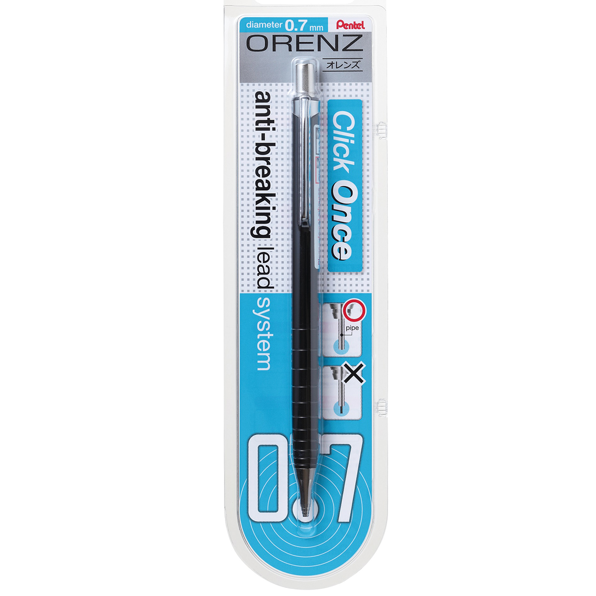 Pentel "ORENZ" Druckbleistift (0,7mm) Black
