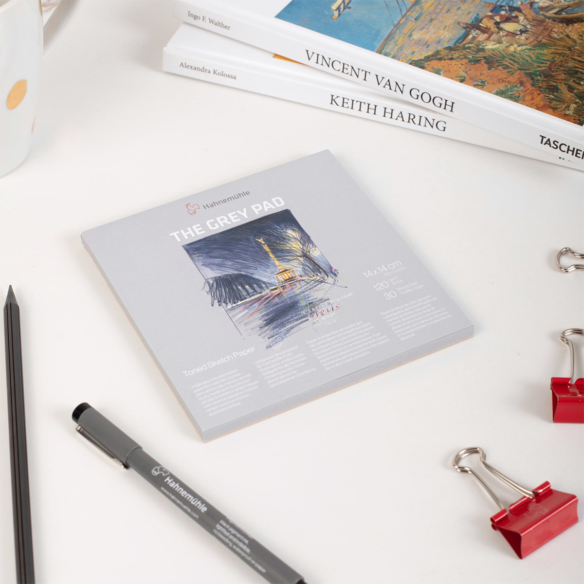 Hahnemühle "The Grey Pad" Skizzenblock A4 Hochformat 120g/m²