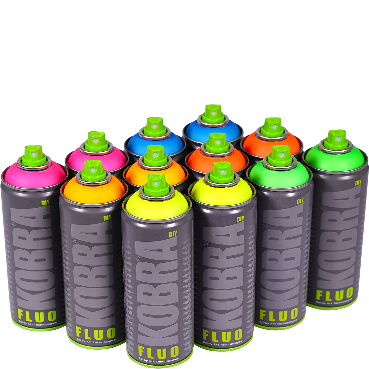 Kobra "New HP 12er Set - Fluor" (12x400ml)