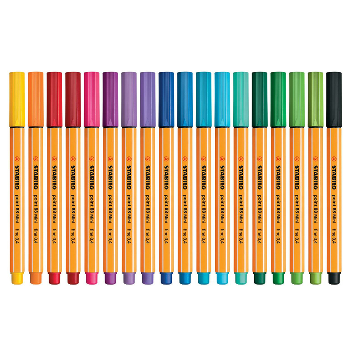 Stabilo "Fineliner Point 88 Mini" (0,4mm) - 18er Box