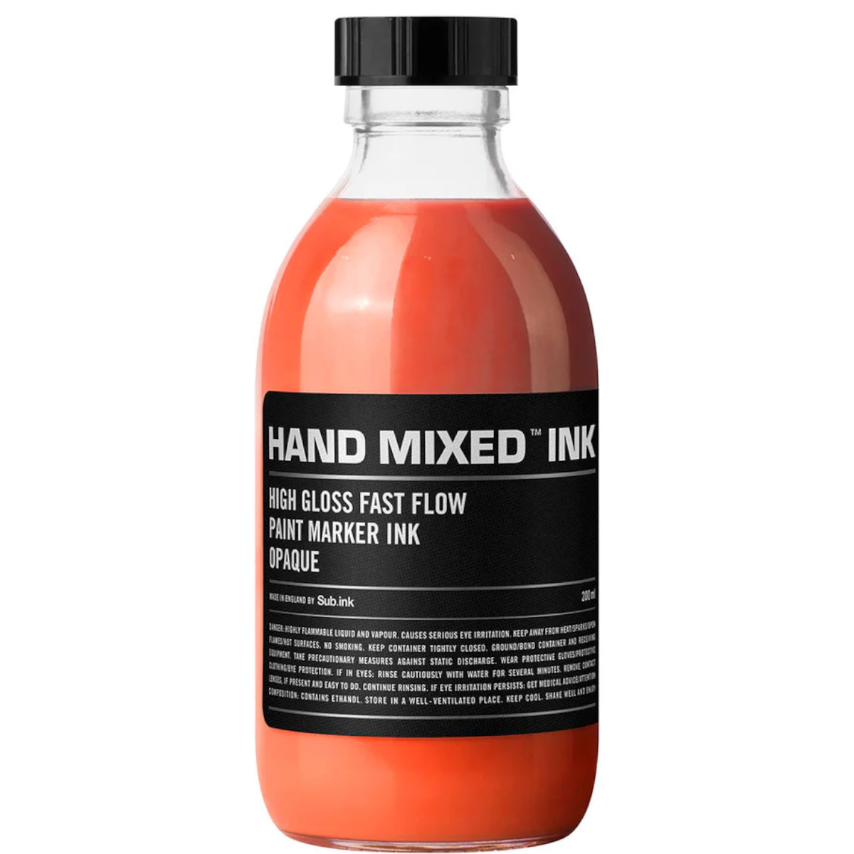 Hand Mixed "Marker Ink" Refill (200ml) California Orange