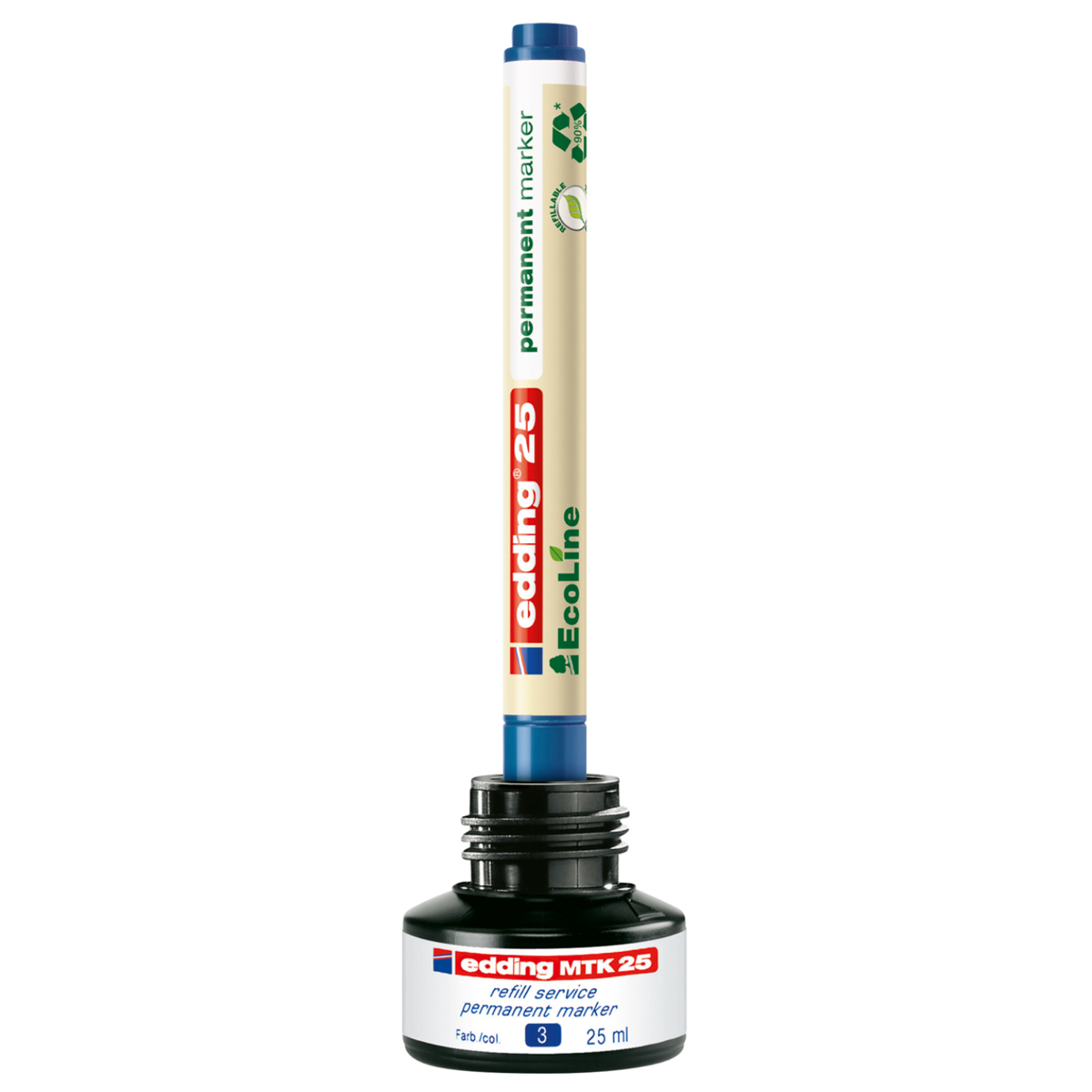 Edding "25" EcoLine Permanentmarker (1mm) Black