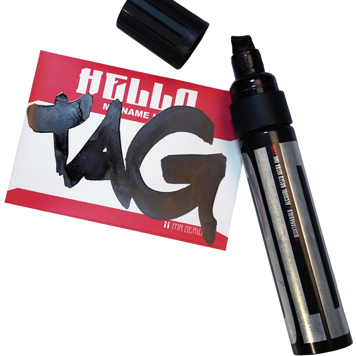 Mr. Serious "Hello my name is..." 50er Stickerpack (11,5x8,5cm)