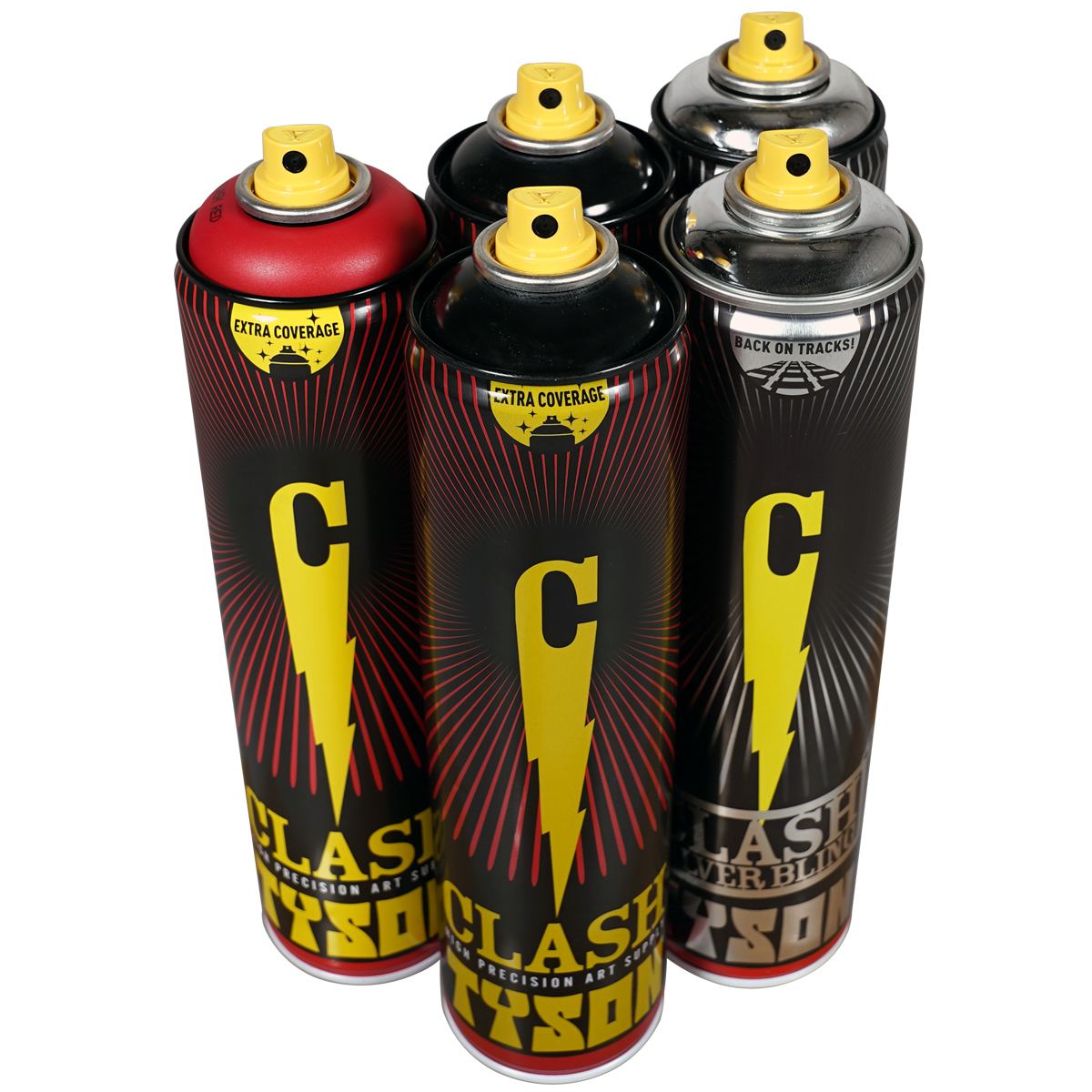 Clash Paint "Tyson" Basic Bombing Box (5x600ml)