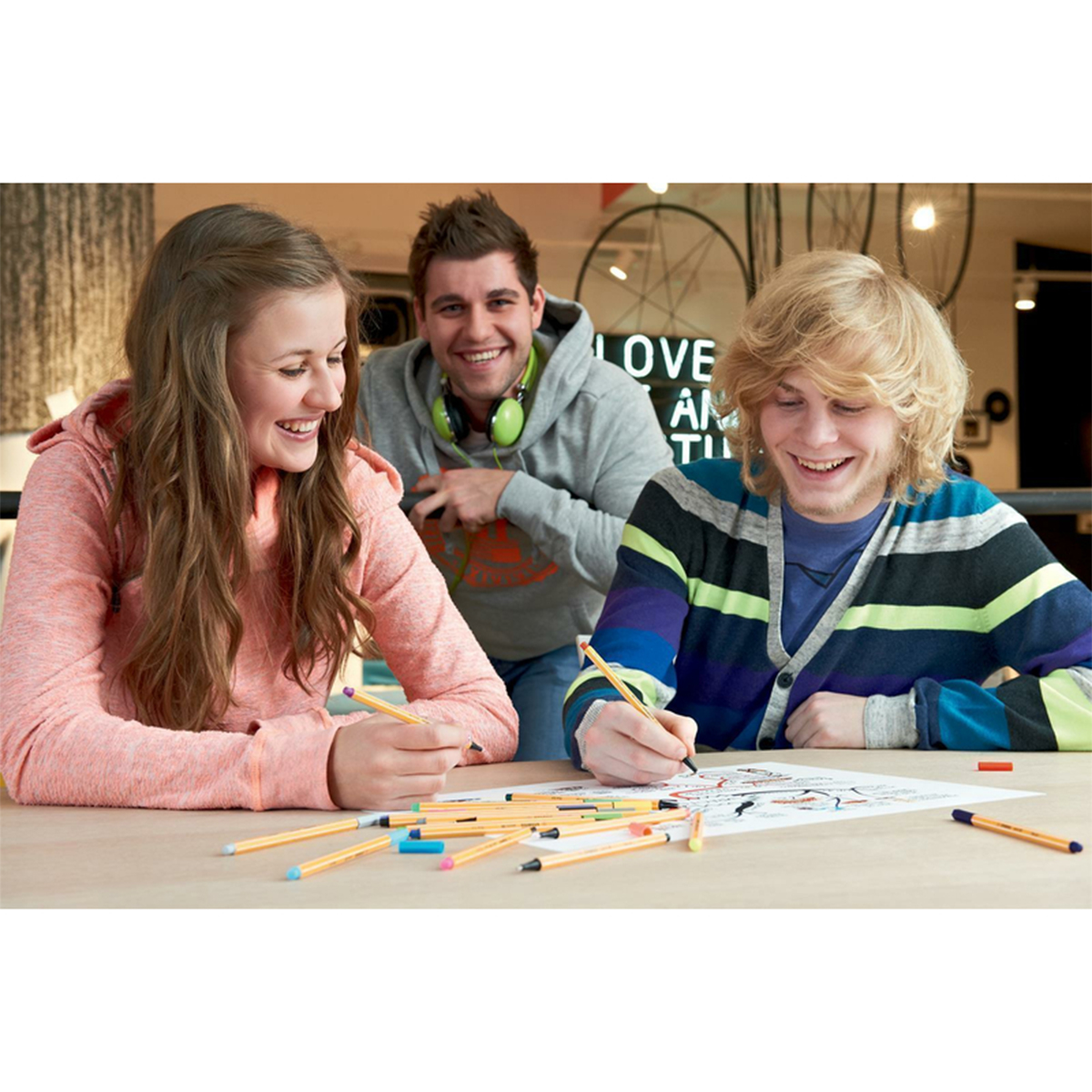 Stabilo "Fineliner Point 88" (0,4mm) - 8er Etui neue Farben