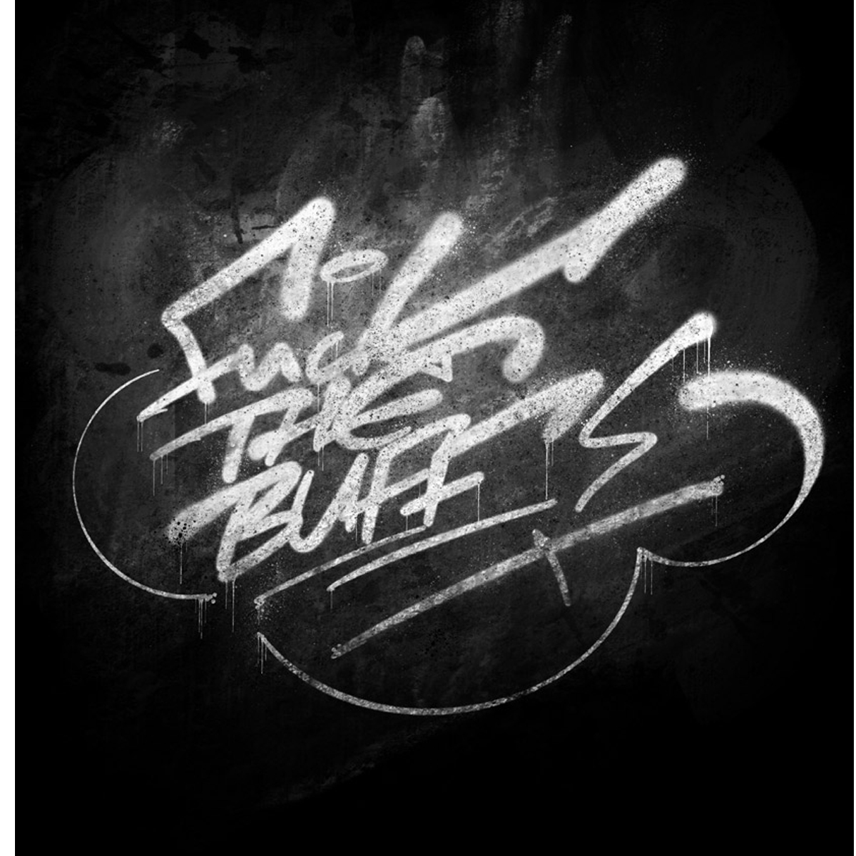 Dztroy T-Shirt "Untergrund Handwerker + Fuck The Buff" 2er Pack