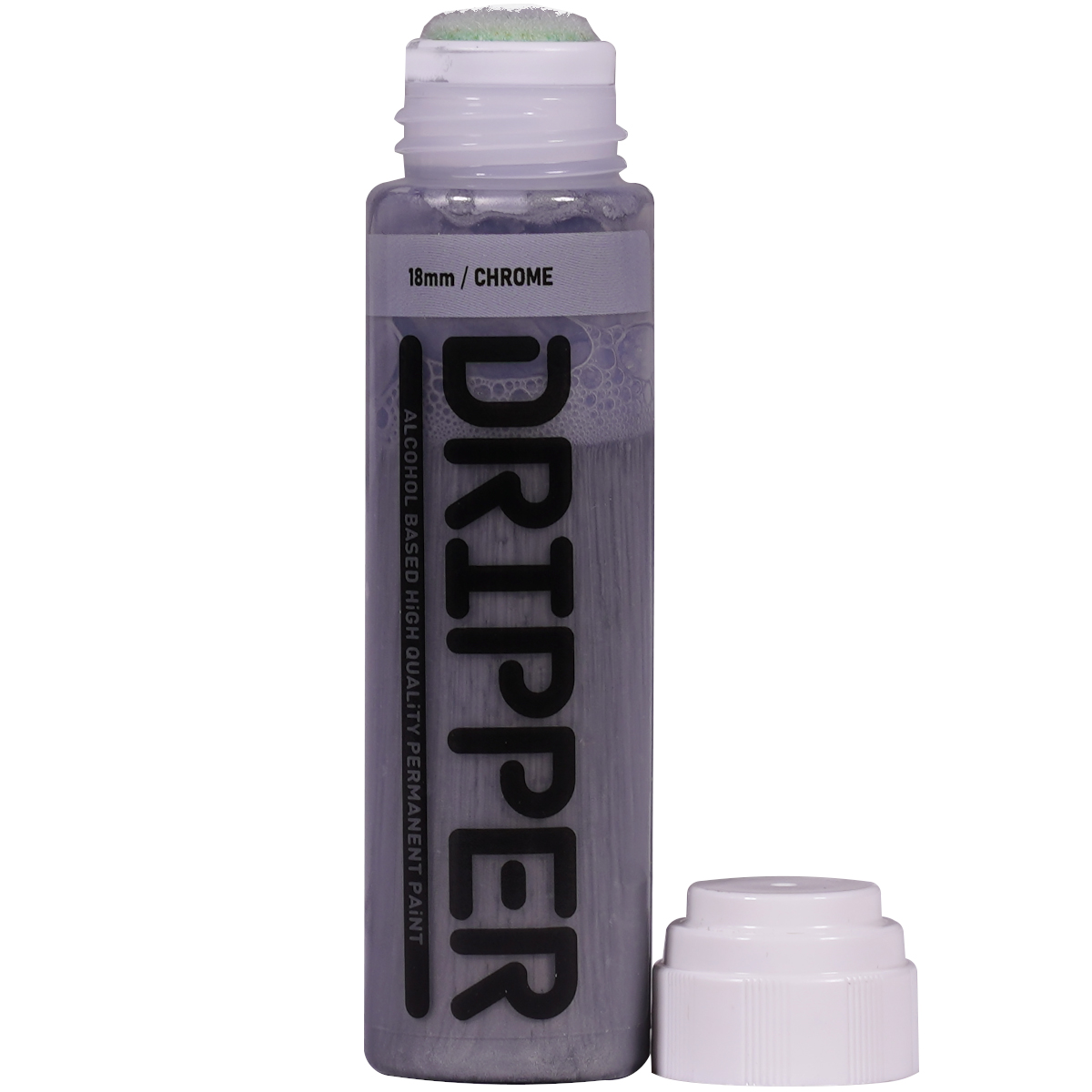 Dope "Dripper" Paint Squeeze Marker (18mm) Silver Chrome