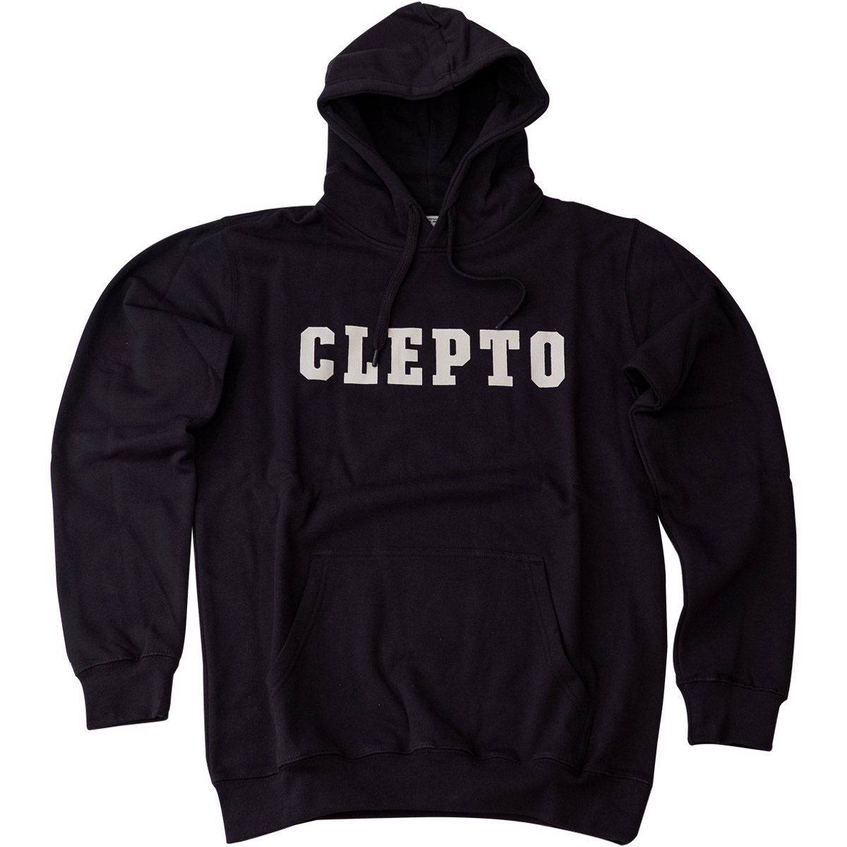 Cleptomanicx Hoodie "College" Phantom Black